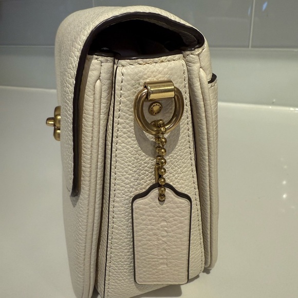 Coach Cassie 19 WITH CHAIN INCLUDED • (Chaulk/White) • (Like New) - Picture 6 of 8